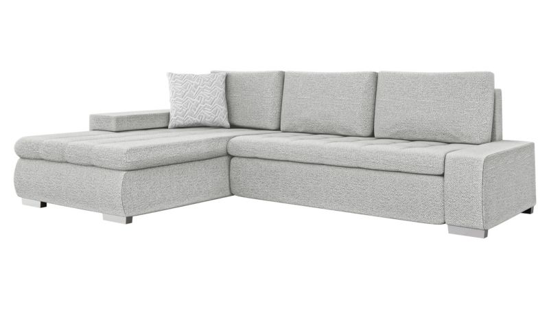 Narożnik z funkcją spania MIRJAN 24 Orkan Premium jasnoszary/jasnoszary/platynowy 1 szt.