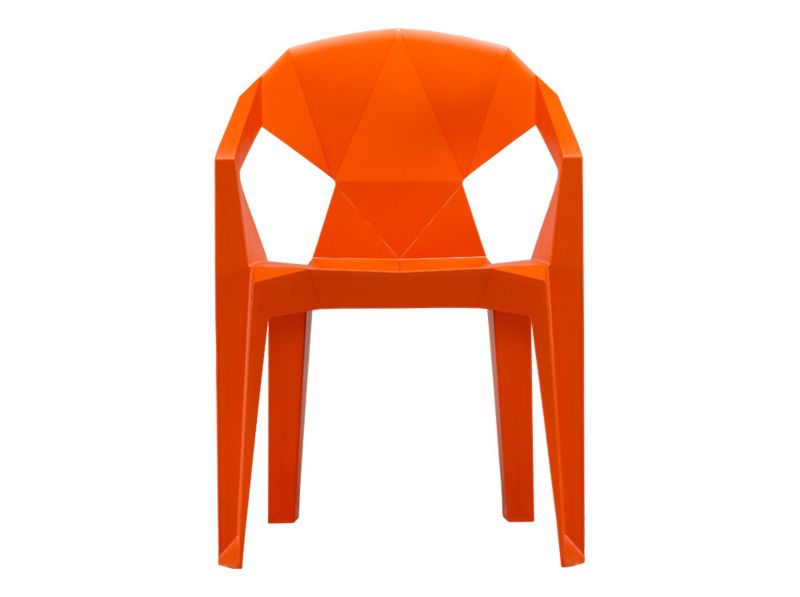 Krzesło Unique MUZE PVC pomarańczowe 1 szt