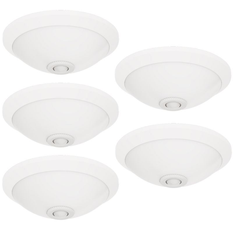 Komplet 5x Plafon Horoz z czujnikiem ruchu 360 Biały E27 400.020.143 -1 kpl