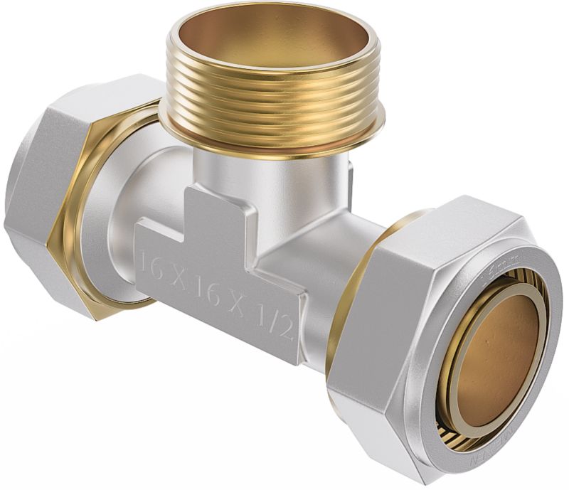 Trójnik skręcany Mexen PEX-S 25 mm x 1" GZ x 25 mm 1 szt.