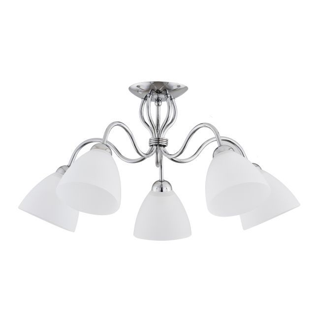 Lampa sufitowa żyrandol Ariel 5 x 60 W E27 chrom