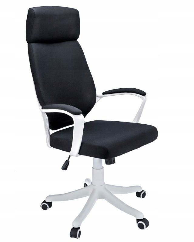 Fotel ergonomiczny biurkowy JUMI nowoczesny do biura ICON czarny 1 szt.