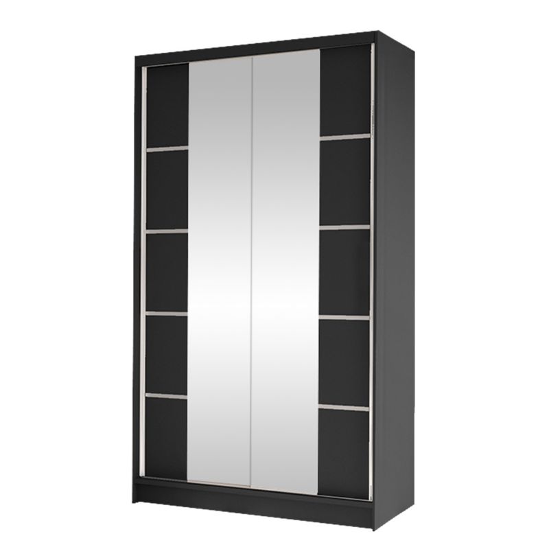 Szafa MIRJAN 24 z drzwiami przesuwnymi Diego V czarny 1 szt.