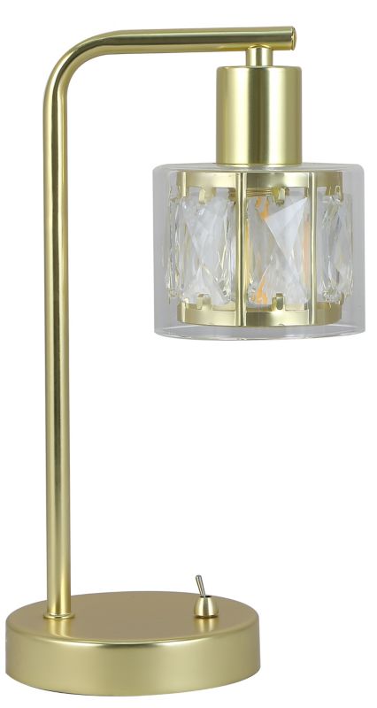 Lampa stołowa Elmo 1 x E14 zgłota