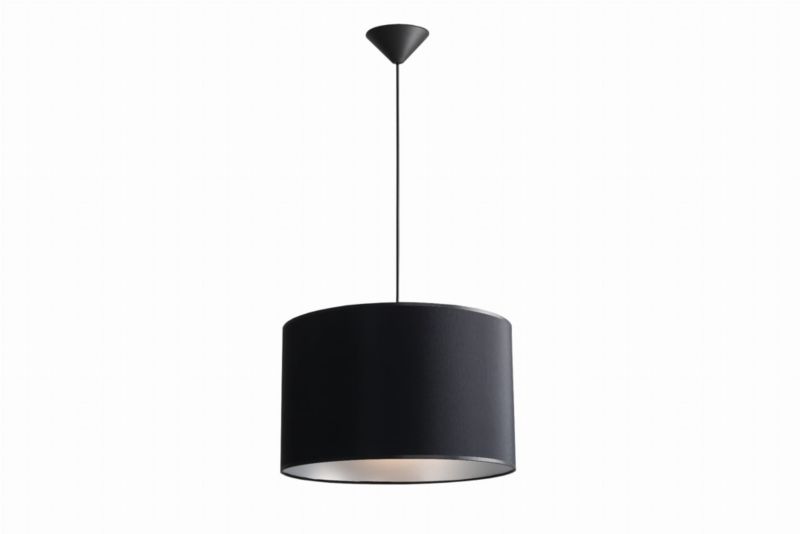 Lampa sufitowa wisząca Aldex Barilla czarno-srebrna wym: 88 x 40 x 40 cm 1xE27 x 60W 1 szt.