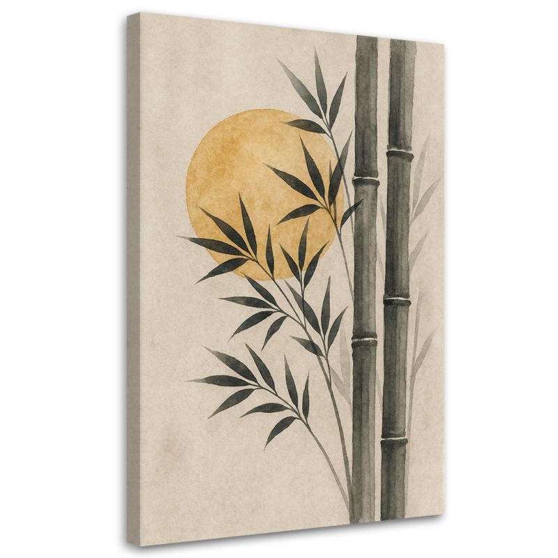 Obraz do salonu Feeby Bambus Akwarela Minimalizm 40x60cm 1szt