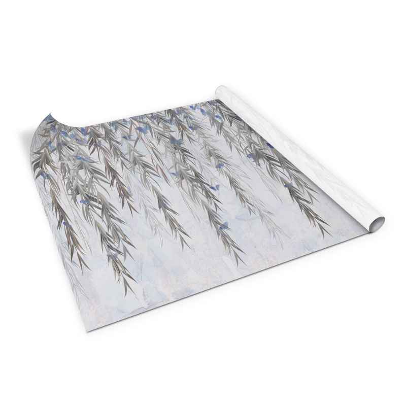 Samoprzylepna okleina Tulup 100x50 cm Wierzba motyle loft grunge 1 szt.