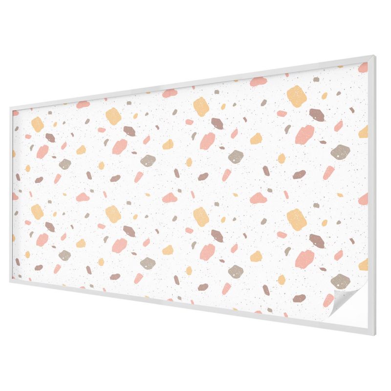 Folia Chroniąca Prywatność Mrożona Wallfluent 200x100 cm Witrażowa Naklejka Na Szybę Abstrakcyjne terrazzo 1 rol.