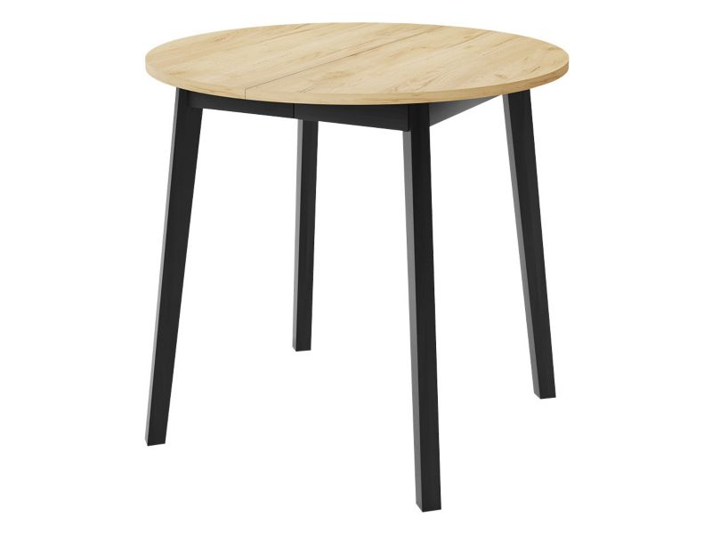 Stół MIRJAN 24 rozkładany Dione S 90 dąb craft złoty/czarny 1 szt.