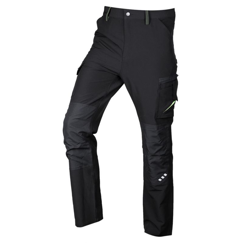 Spodnie robocze NEO TOOLS Mix&Match, 4 way stretch, czarno-zielone, rozmiar M 1 szt