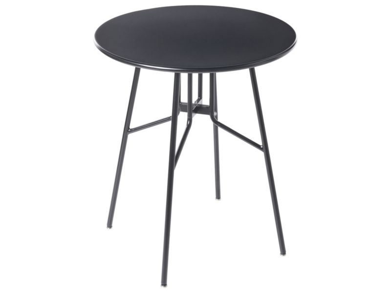 Stolik bistro Taltal 64 cm Metal Czarny 1 szt.