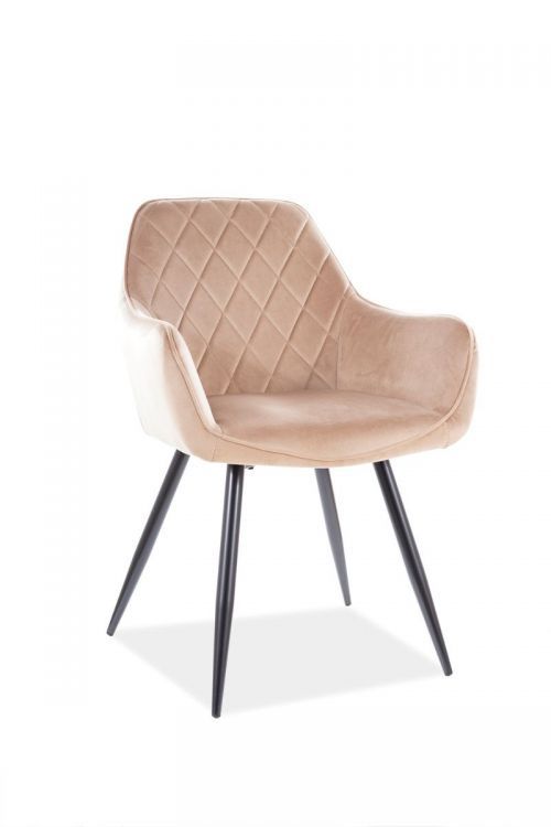 Krzesło Signal LINEA VELVET beżowe 1 szt