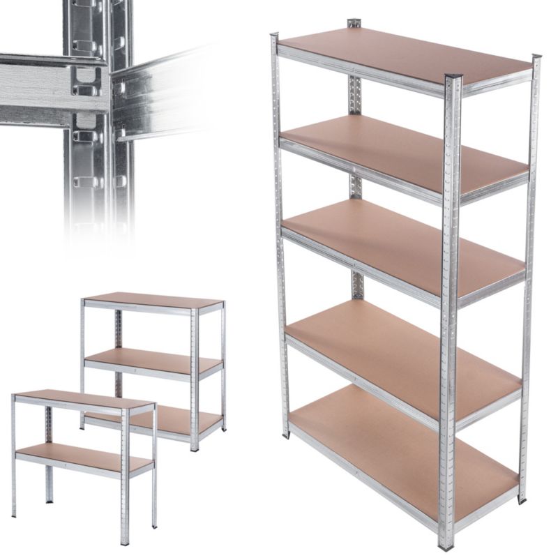 Regał KADAX metalowy magazynowy Garażowy 5-Poziomowy 180x90x40cm 875kg 1szt.