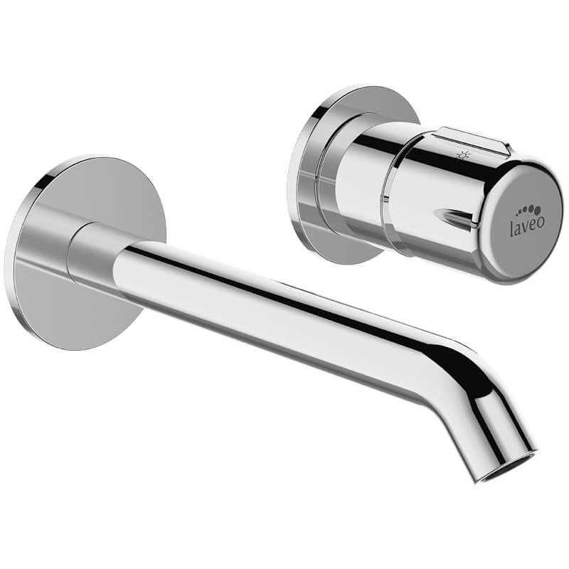 Bateria umywalkowa Laveo Pretto podtynkowa chrom 1 szt.