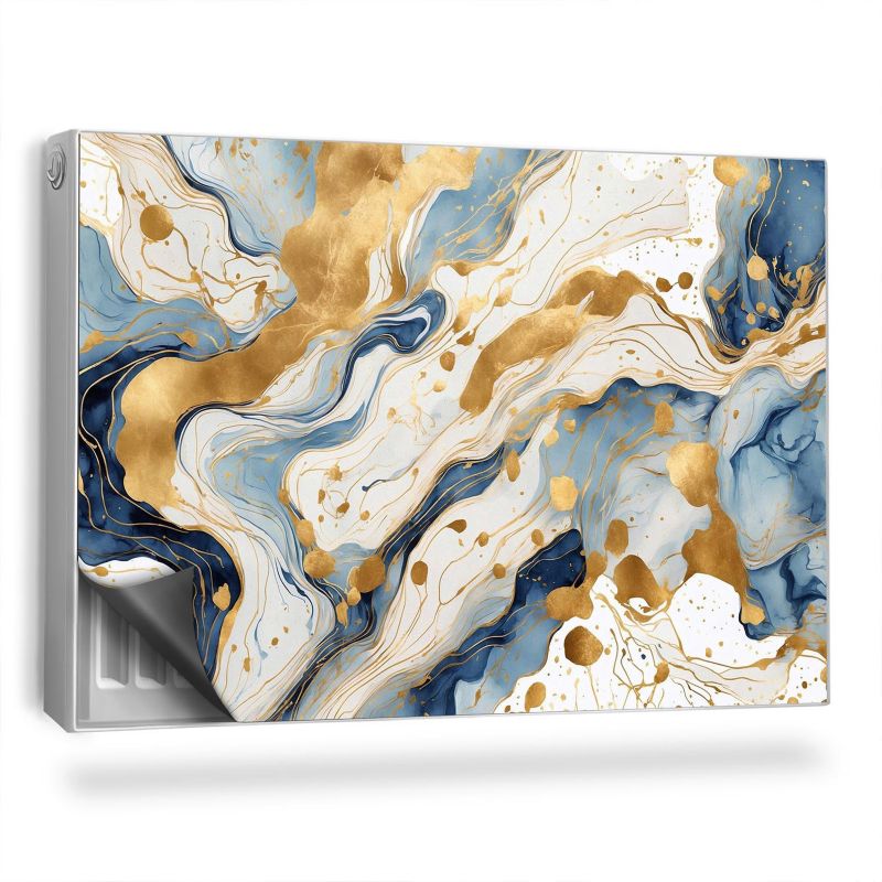 Ozdobny magnes na kaloryfer Wallfluent 90x60 cm Abstrakcyjne plamy 1 szt.