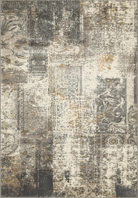 Dywan Lush Sewing 160 x 230 cm beżowy