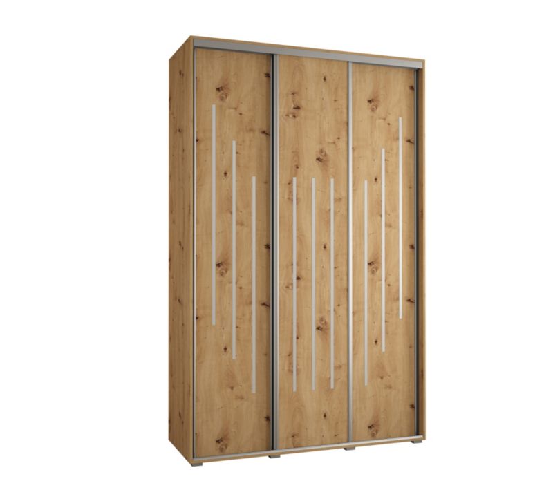 Szafa przesuwna Abiks DAVOS 8 wysoka szer.150cm gł.45cm artisan/artisan/srebrny 1szt.