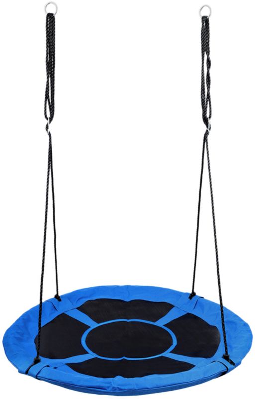 Huśtawka FUNFIT HOME&GARDEN bocianie gniazdo 110 cm niebieska 150kg 1 szt.