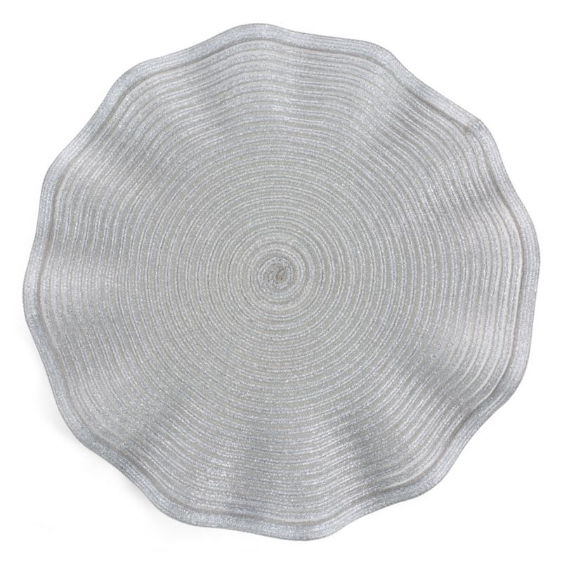 Podkładka na stół Junea 38 cm srebrna