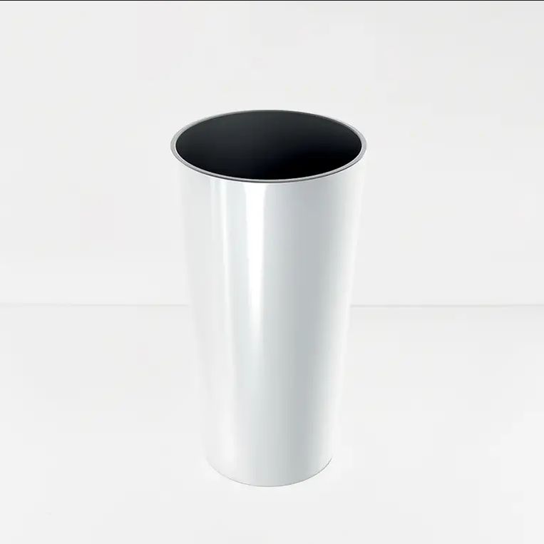 Doniczka Tubus Slim, Prosperplast, Biały, 400 mm, 1 szt.