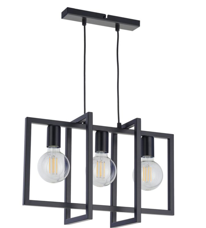 Lampa wisząca Sigma Lighting Eden 5616 czarna dekoracyjna 3xE27 x 15W 1 szt.