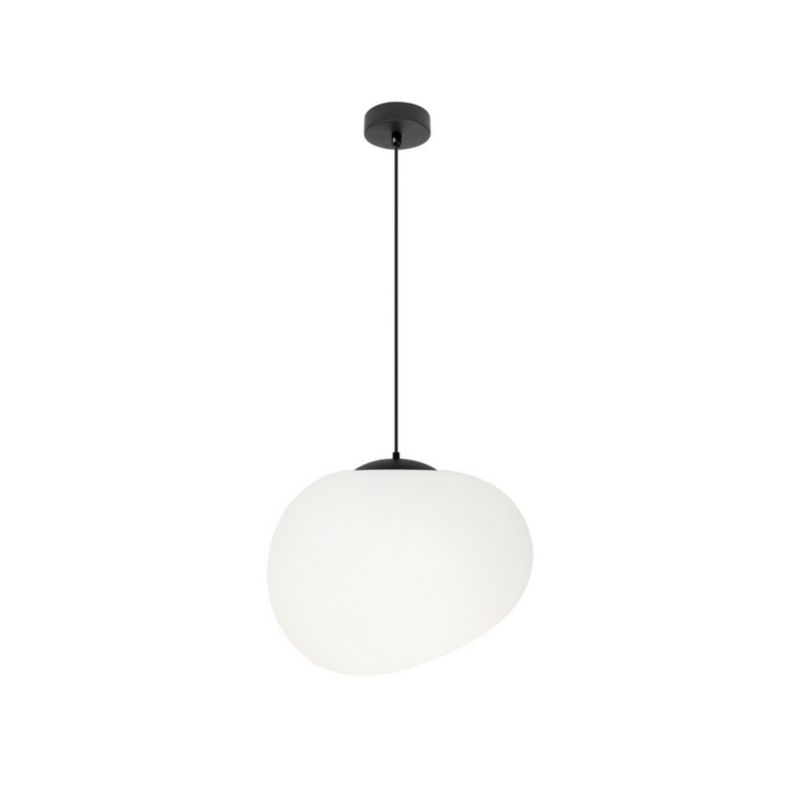 Lampa wisząca Candellux Stones biało-czarna wym: 120 x 25 x 25 cm 1xE27 x 40W 1 szt.