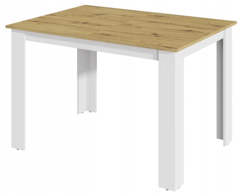 Stół Matkam rozkładany Kongo EXT 170x80 cm ufc artisan-biały 1 szt.