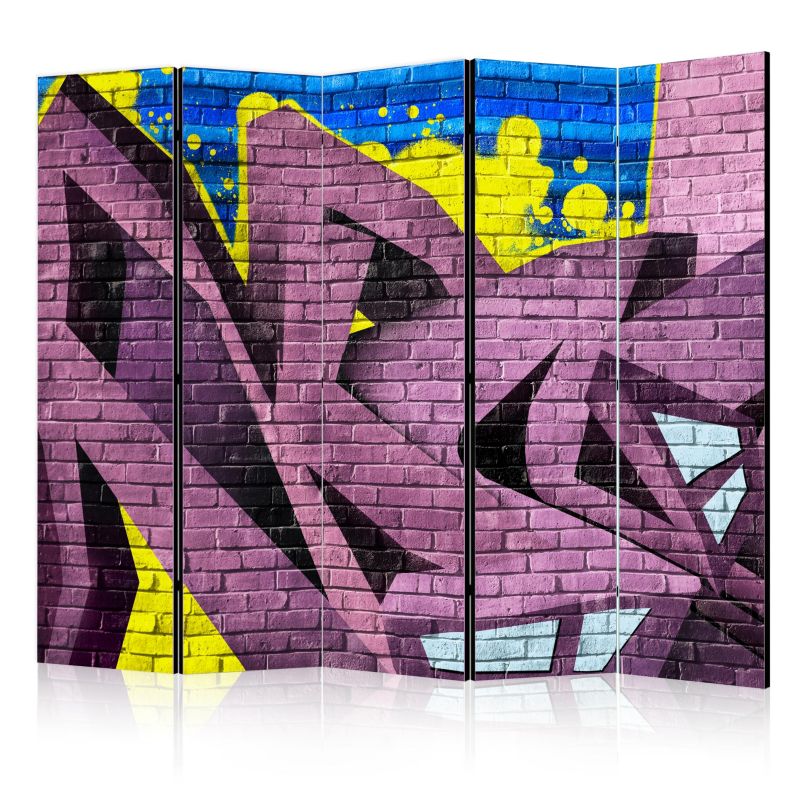 Parawan akustyczny Artgeist Street art 225x172 cm Street art 1 szt