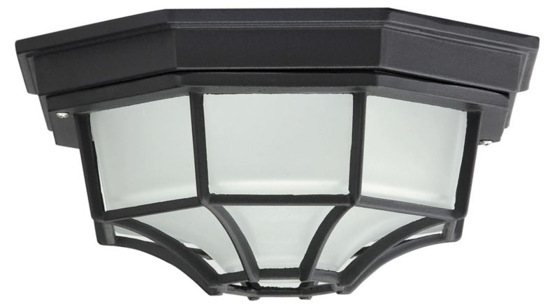 Lampa sufitowa zewnętrzna Rabalux Milano czarna 1 x E27 x 100W IP43 wym: 26 x 26 x 26 cm - 1 szt.