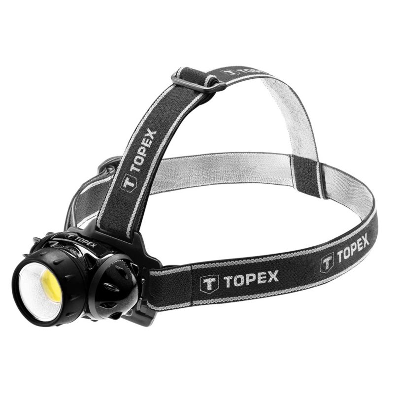 Latarka czołowa TOPEX 3W LED COB, 3xAAA 1 szt