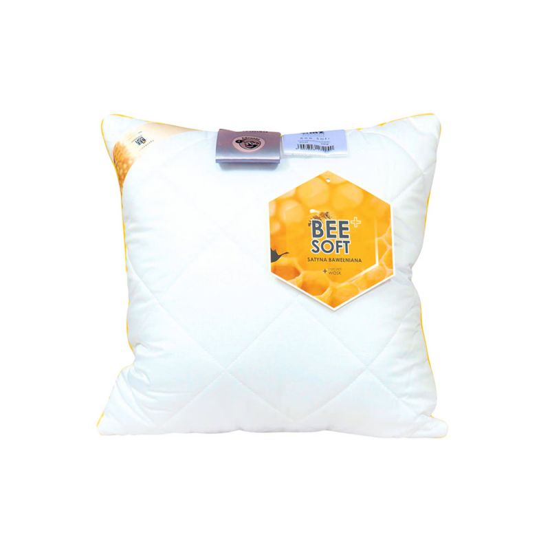 Poduszka AMZ Bee Soft Satyna Bawełniana 50x60 cm Pikowana 1 szt.