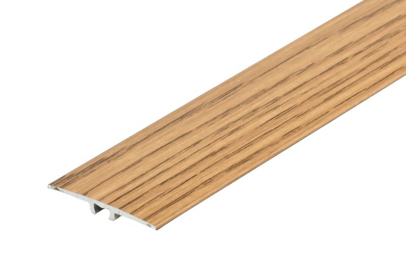 Profil progowy płaski Cezar Dąb 35mm 0,93m aluminiowy 1 szt.