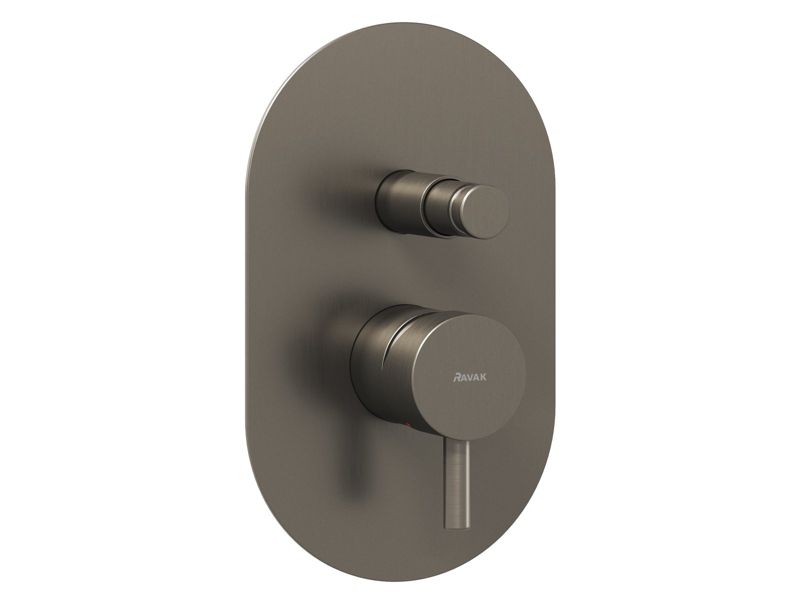 Bateria podtynkowa Ravak Espirit ES 061.20GB.O2 2-drożna z automatycznym przełącznikiem, grafit 1 szt