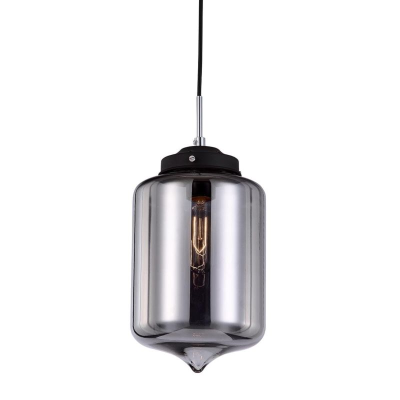 Lampa sufitowa wisząca Italux Tube 5184 czarna nowoczesna 1xE27 x 60W 1 szt.