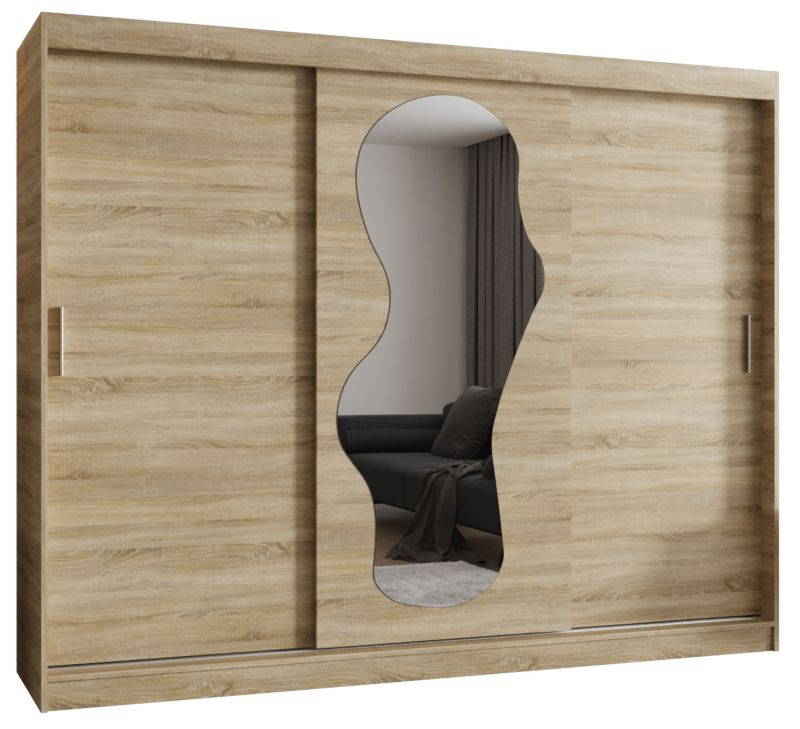 Szafa przesuwna Garderoba Abiks ULTRA 250 dąb sonoma 1szt.