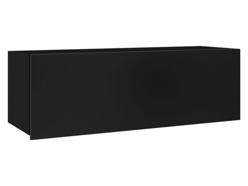 Półka wisząca MIRJAN 24 Calabrini 02 czarny / czarny połysk 1 szt.