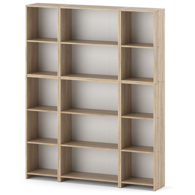 Regał Hurtownia-Mebli Półek 5 Pella 150 150cm Dąb Sonoma 150x30x189 cm 1szt.