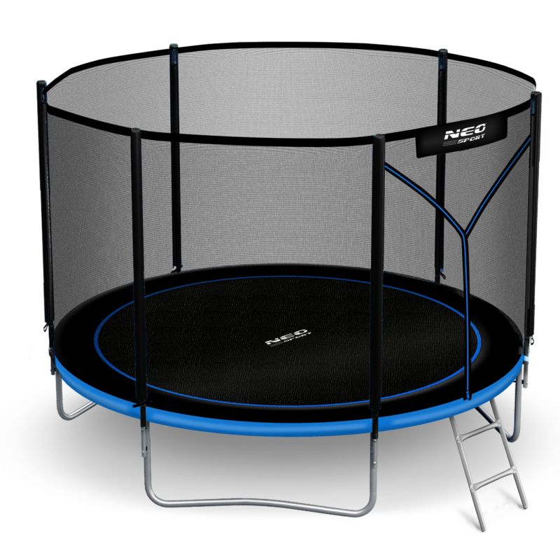 Trampolina ogrodowa Neo-Sport 252cm 8ft + drabinka + siatka zewnetrzna 1 szt.