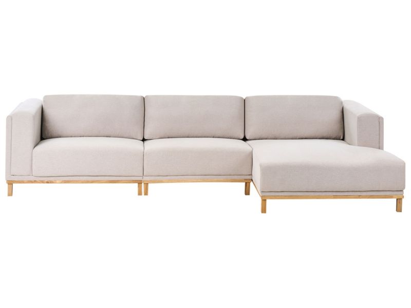 Narożnik dla 5 osób Veng Jasnobeżowy Lewostronny 1 szt.