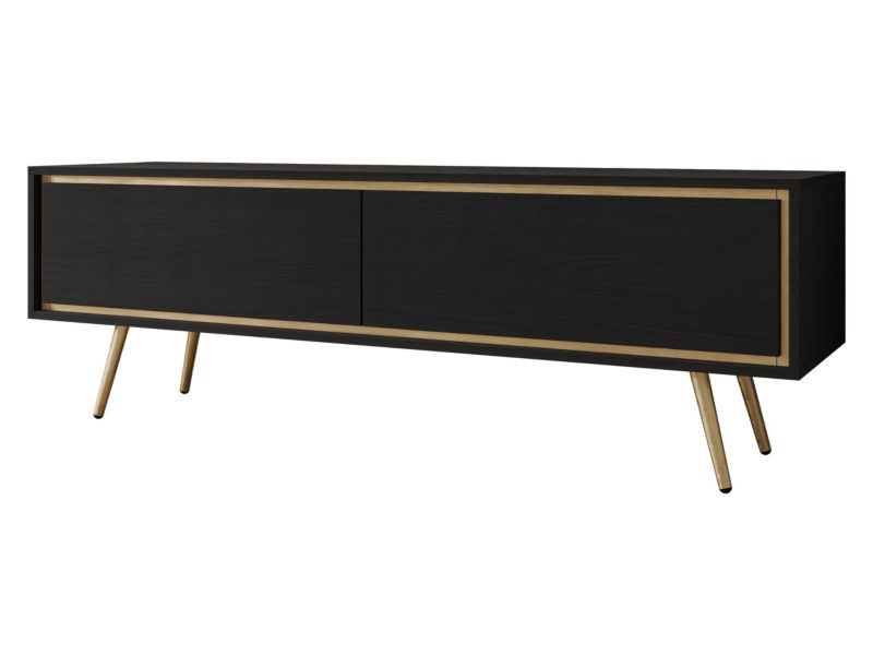 Szafka RTV MIRJAN 24 Tori 02 czarny grafit 1 szt.