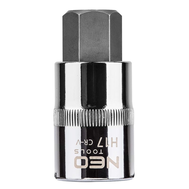 Końcówka sześciokątna na nasadce 1/2" NEO TOOLS H17 1 szt.