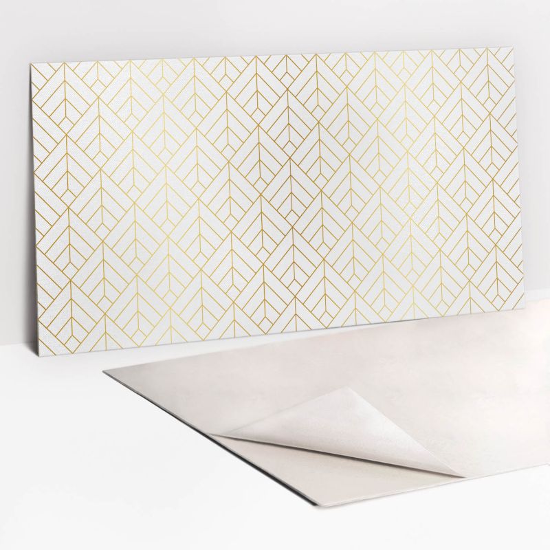 Panel samoprzylepny Tulup Złota geometria 100x50 cm 1 szt.