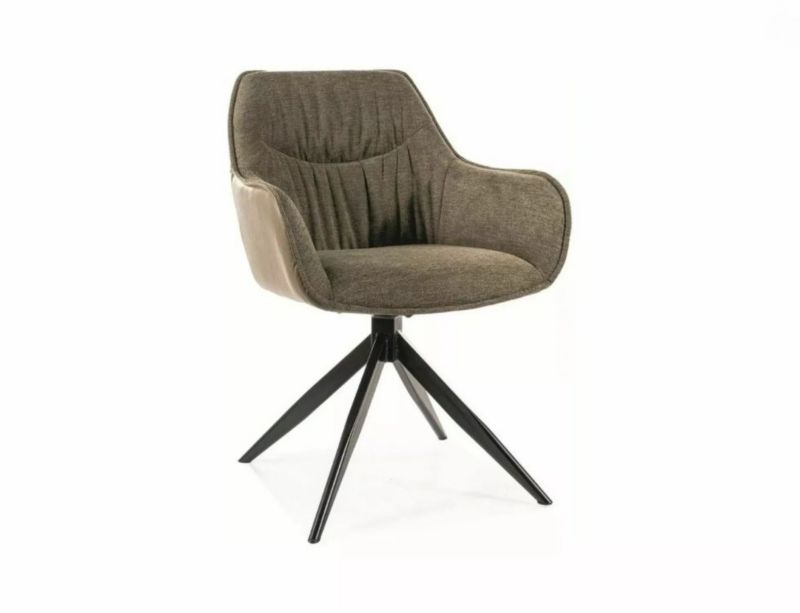 Krzesło Signal tapicerowane SEMPRE BREGO oliwkowe obracane 1 szt