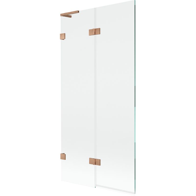 Parawan nawannowy Mexen Lunar L miedź szczotkowana 90x150 2-skrzydłowy 1 szt