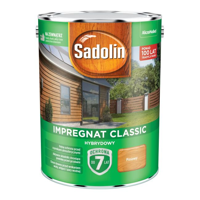 Impregnat do drewna Sadolin Hybrydowy piniowy 4,5 l