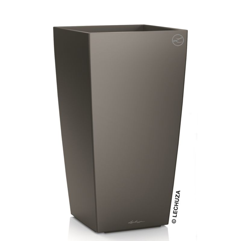 Doniczka Lechuza Do Domu Ogrodu CUBICO 30 Antracyt Metalik 1 szt