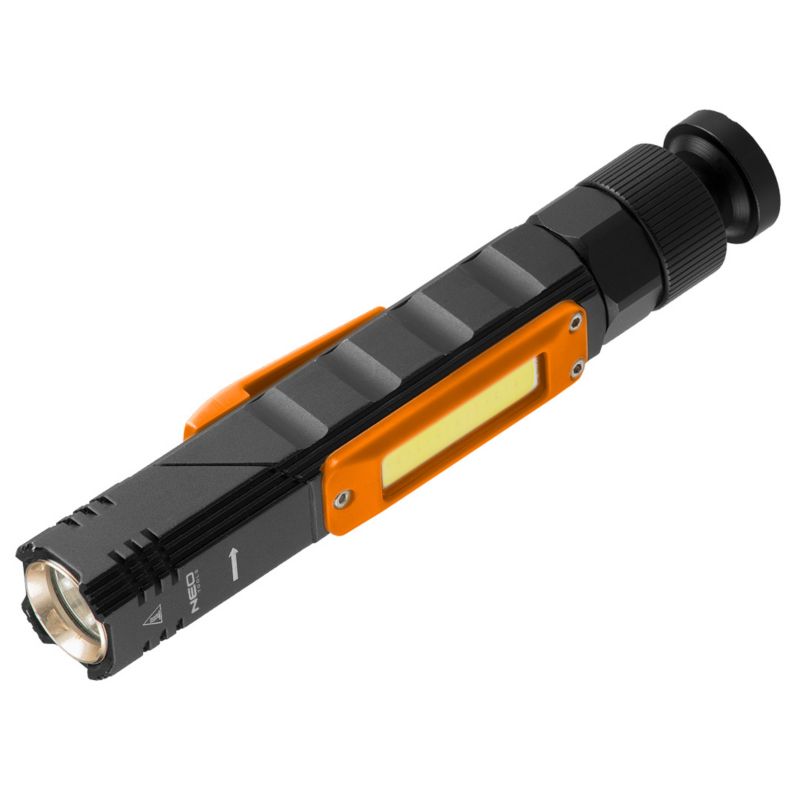 Latarka NEO TOOLS akumulatorowa USB 300 lm 2 w 1 CREE XPE + COB LED 1 szt