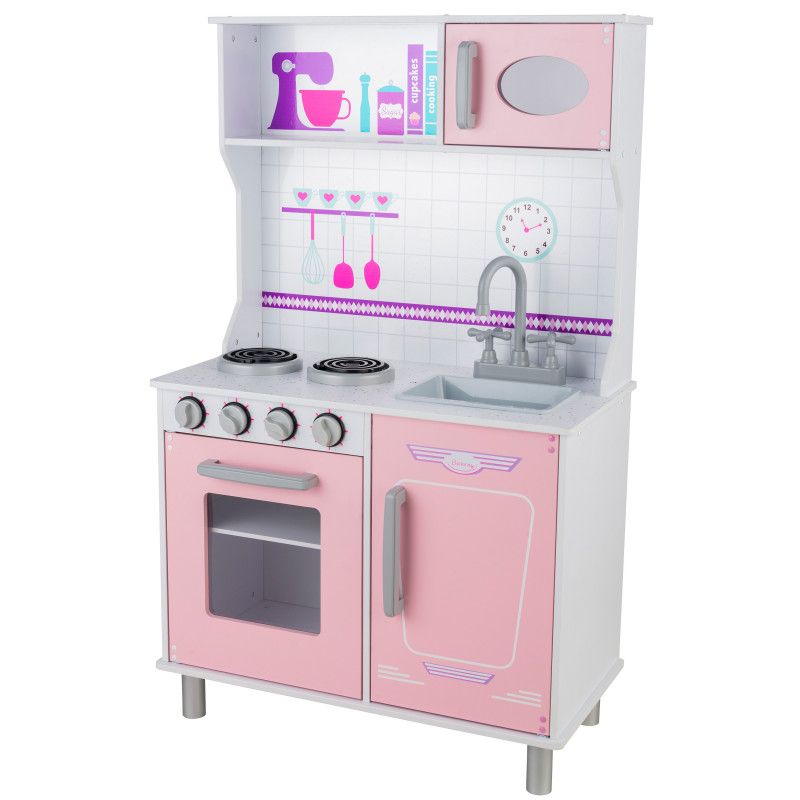 Różowa kuchnia dla dzieci 4iQ Group KitchenFun 1szt.