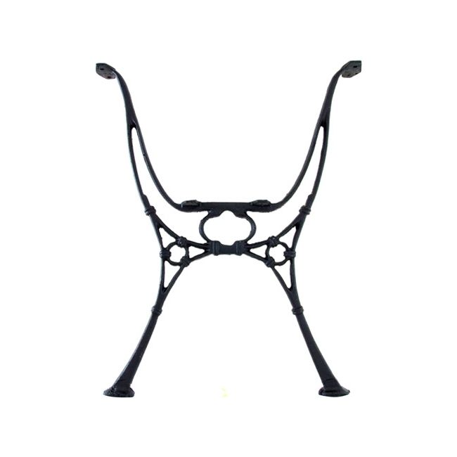 Noga aluminiowa do stolika 50 x 70 cm czarna