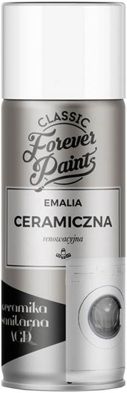 Emalia ceramiczna renowacyjna Forever Paints 400 ml biała